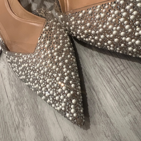 Zara Pearl Heeled Slingbacks - Picture 5 of 5